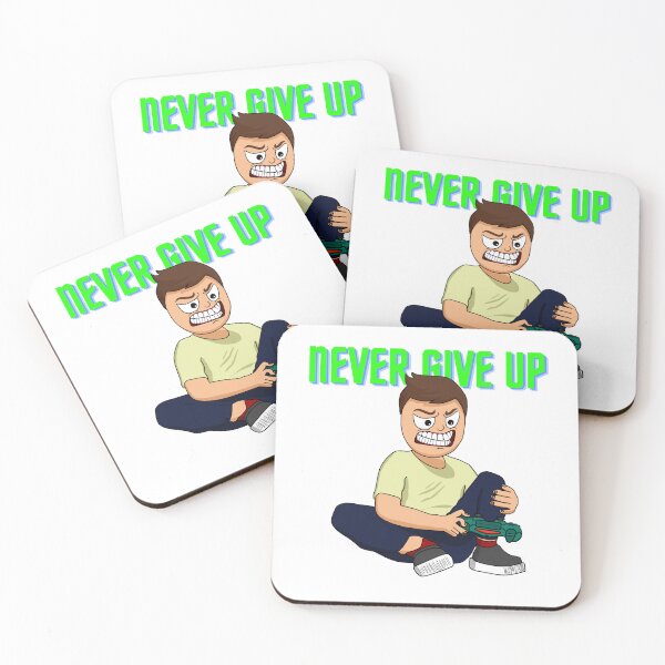 Item preview, Never give up angry gamer! designed and sold by 31IT2Design.