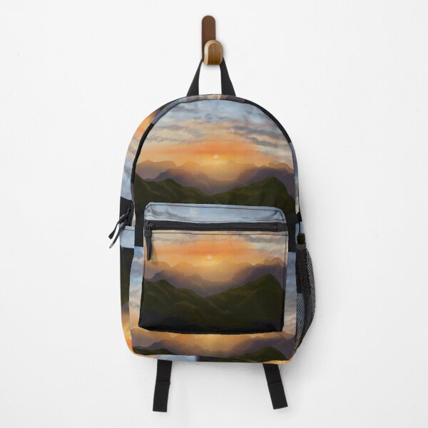 Item preview, Radiant mountain sunset designed and sold by Jane Domenech.