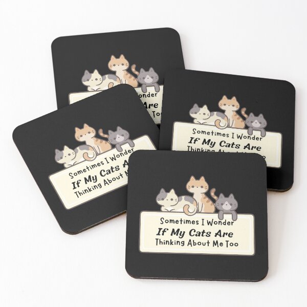 Item preview, Sometimes I Wonder If My Cats Are Thinking About Me Too designed and sold by SweetAndSpice.