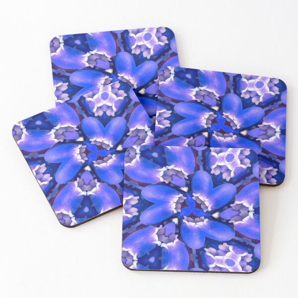 Item preview, Blue Flower Hyacinths Pattern designed and sold by Patternflower.