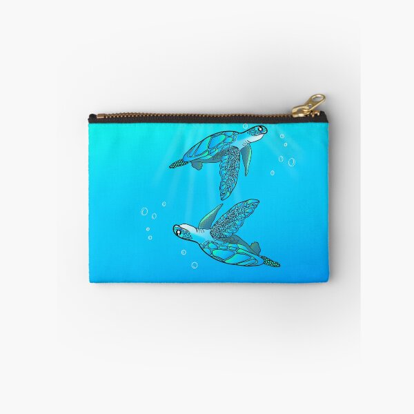 Item preview, Sea turtles in blue ocean designed and sold by Mermaidssparkle.
