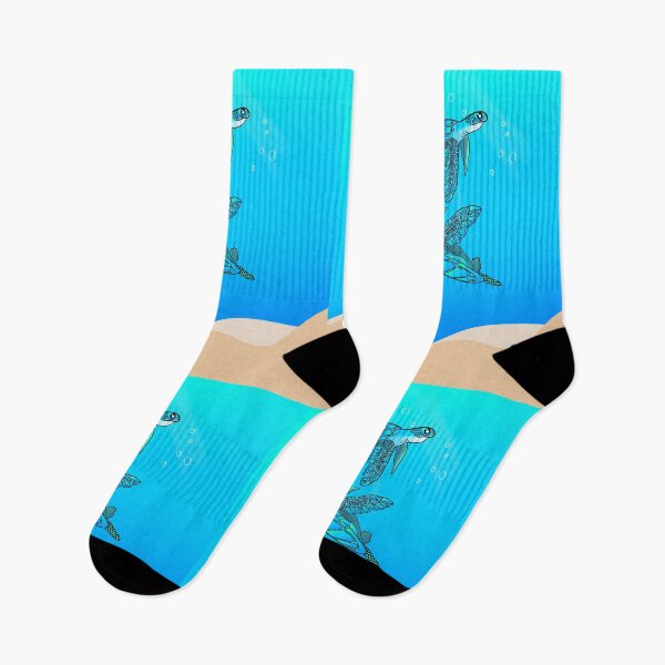 Item preview, Sea turtles in blue ocean designed and sold by Mermaidssparkle.