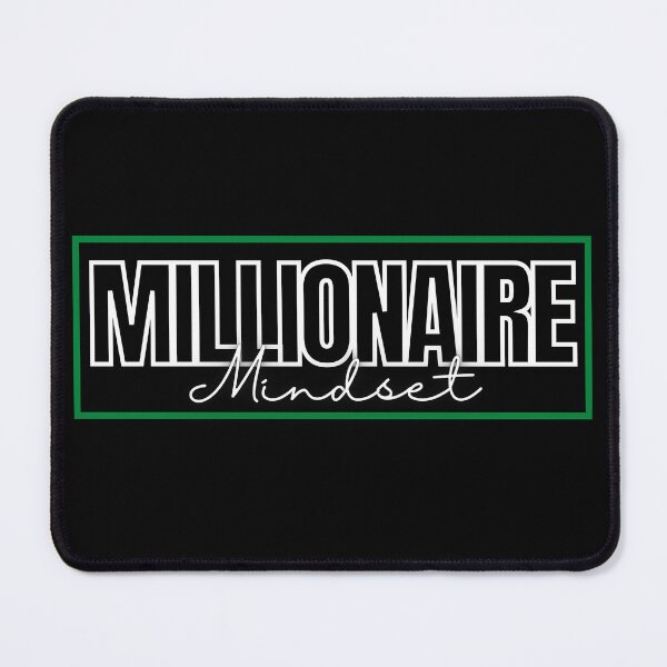 Item preview, Millionaire Mindset green frame poster modified designed and sold by KingsManKind.