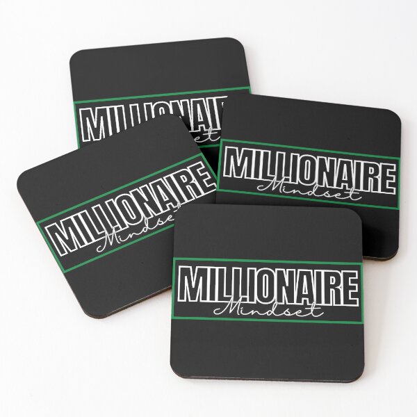 Item preview, Millionaire Mindset green frame poster modified  designed and sold by KingsManKind.