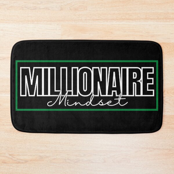 Item preview, Millionaire Mindset green frame poster modified  designed and sold by KingsManKind.