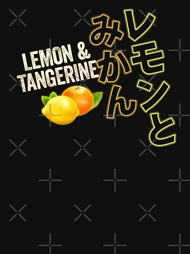 Thumbnail 7 of 7, Classic T-Shirt, Bullet Train Lemon and Tangerine Character Movie Title Cards designed and sold by More-dan-Prints.