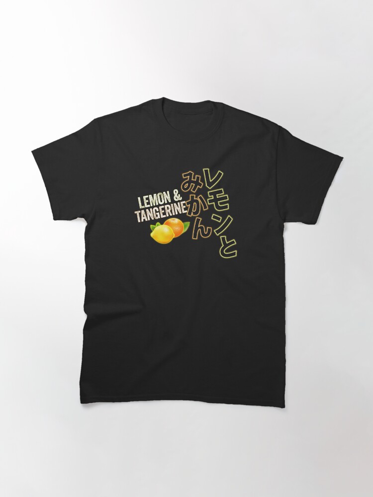 Thumbnail 3 of 7, Classic T-Shirt, Bullet Train Lemon and Tangerine Character Movie Title Cards designed and sold by More-dan-Prints.