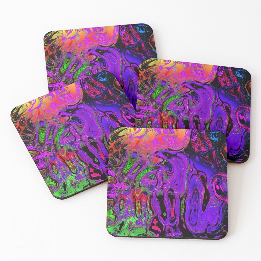 Item preview, Coasters (Set of 4) designed and sold by AgentSlimepunk.