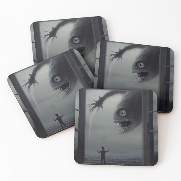 Item preview, A giant monster coming out of the sea. designed and sold by Maniock.