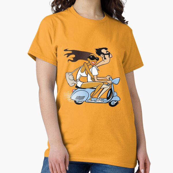 Scooter Couple Classic T-Shirt