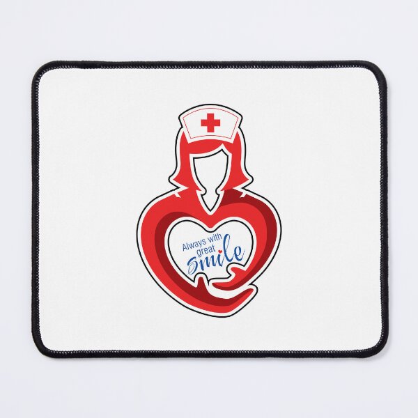 Item preview, The nursing always with great smile, nurse practitioner, nursing school, hospital, nursing student,  designed and sold by DesignIndiaStar.