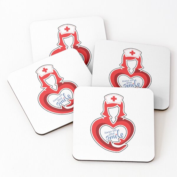 Item preview, The nursing always with great smile, nurse practitioner, nursing school, hospital, nursing student,  designed and sold by DesignIndiaStar.