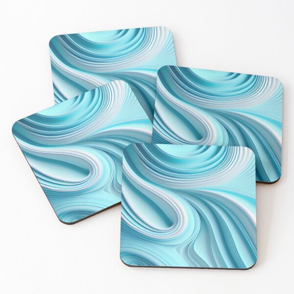 Item preview, "Anaya" - Aqua Blue - A Graphic Design Collection Inspired by the Depth and Brilliance of Water designed and sold by HiArtify ❤️.