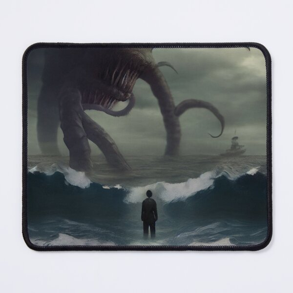 Item preview, A giant Kraken emerging from the sea. designed and sold by Maniock.