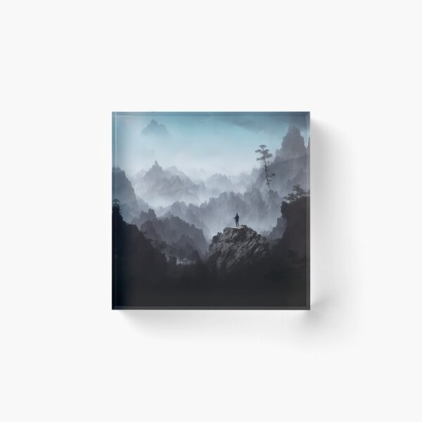 Item preview, Mistical cliff, contemplating designed and sold by HappyBlackMoona.
