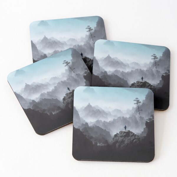 Item preview, Mistical cliff, contemplating designed and sold by HappyBlackMoona.