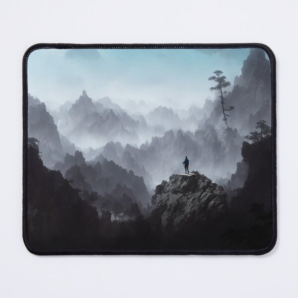 Item preview, Mistical cliff, contemplating designed and sold by HappyBlackMoona.