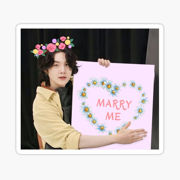 Suga Marry Me Gifts & Merchandise for Sale | Redbubble