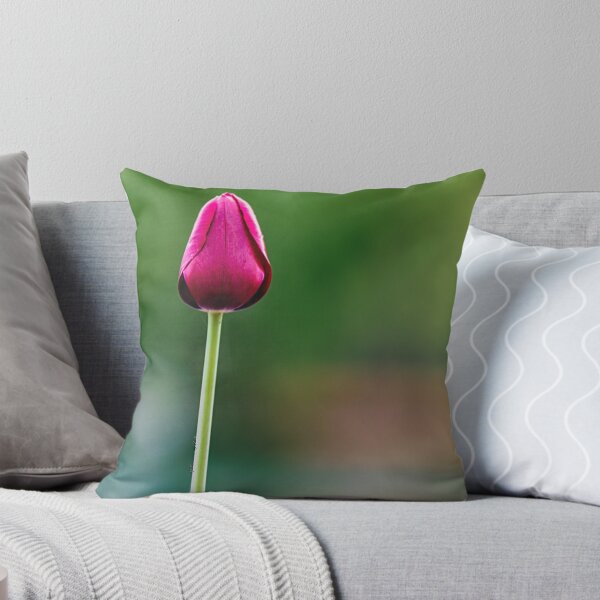 Item preview, Red tulip with bokeh background designed and sold by Teniche.