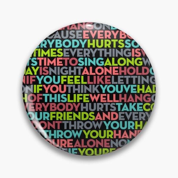 Item preview, Everybody Hurts - R.E.M. (lyrics) v.4 designed and sold by x1brett.