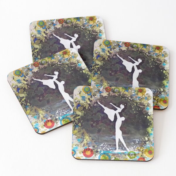 Item preview, Dancers in Motion negative color Spots designed and sold by Sally peckham.