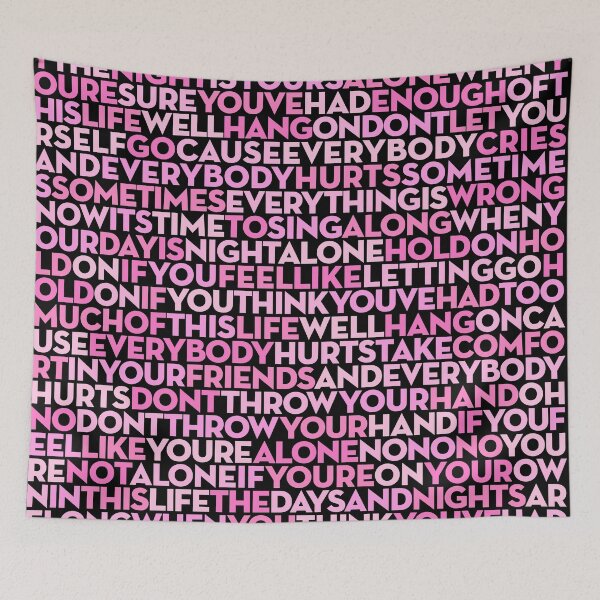 Item preview, Everybody Hurts - R.E.M. (lyrics) v.6 designed and sold by x1brett.