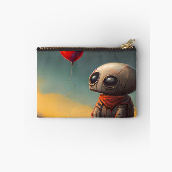 Item preview,  A Sad Lonely Lost Robot -Red Balloon  designed and sold by Gypsykiss.