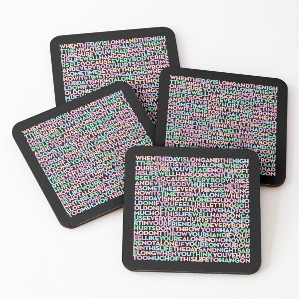 Item preview, Everybody Hurts - R.E.M. (lyrics) v.7 designed and sold by x1brett.