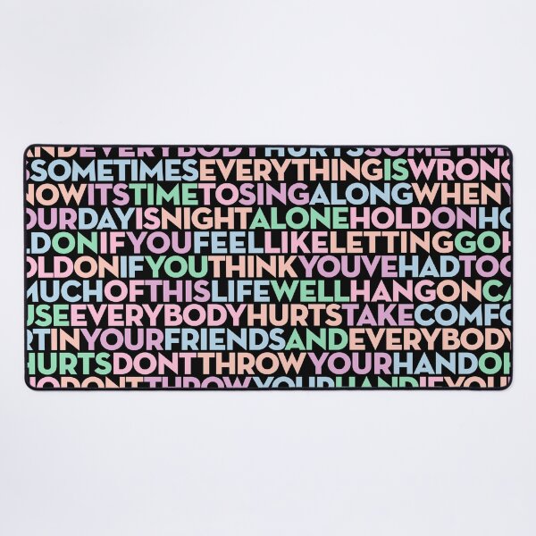 Item preview, Everybody Hurts - R.E.M. (lyrics) v.7 designed and sold by x1brett.