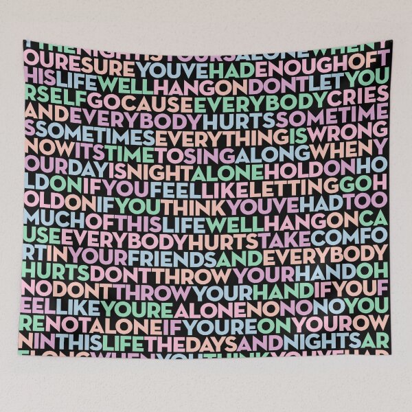 Item preview, Everybody Hurts - R.E.M. (lyrics) v.7 designed and sold by x1brett.