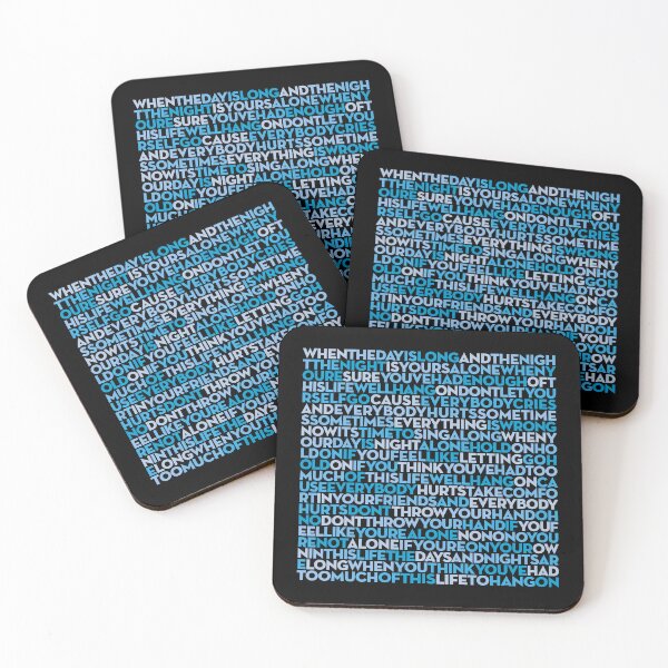 Item preview, Everybody Hurts - R.E.M. (lyrics) v.8 designed and sold by x1brett.
