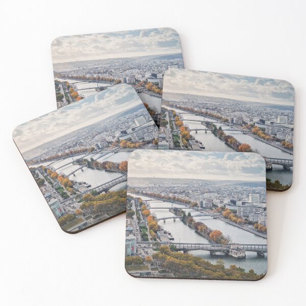 Item preview, Aerial Paris over Seine designed and sold by psychoshadow.