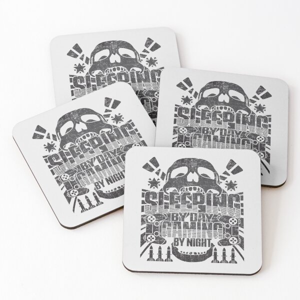 Item preview, Sleeping by day Gaming by night - funny saying designed and sold by VichallanStudio.