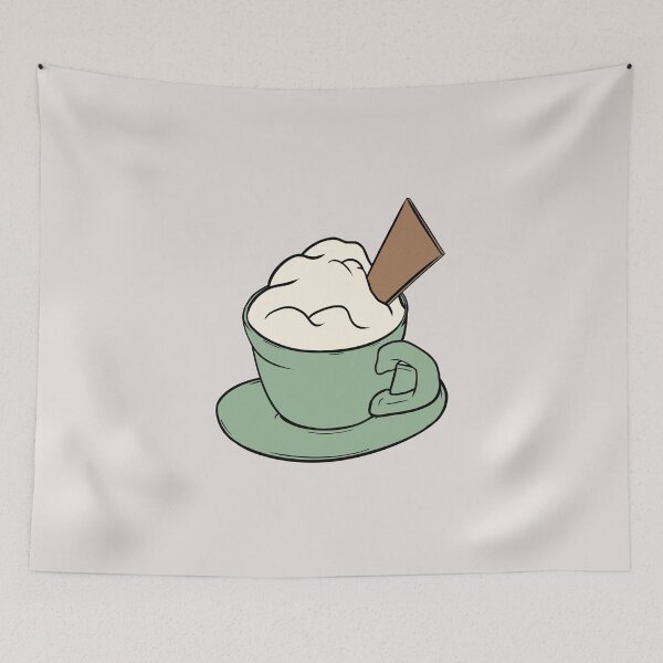 Item preview, Hot Chocolate with whipped cream designed and sold by CreativeDraws42.