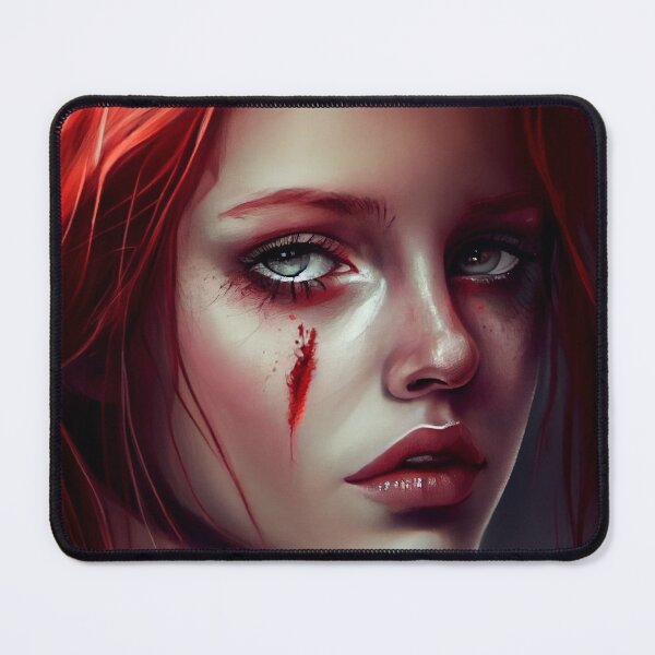 Item preview, Red-haired beautiful fantasy sorceress. designed and sold by Maniock.