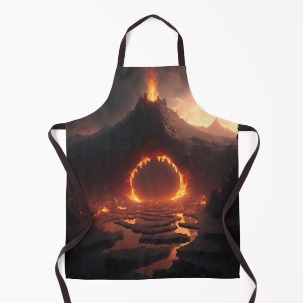 Item preview, Landscape of hell designed and sold by Skull-Breakfast.