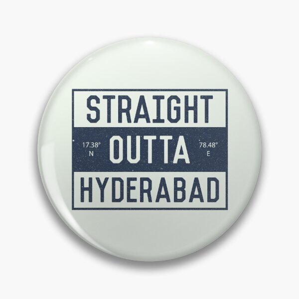 Item preview, Straight Outta Hyderabad | Telugu | Funny Indian Quotes designed and sold by DrawingBoard.