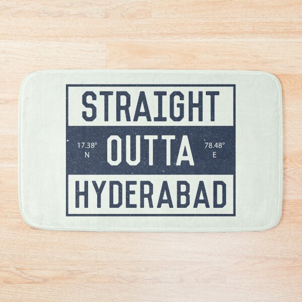 Item preview, Straight Outta Hyderabad | Telugu | Funny Indian Quotes designed and sold by DrawingBoard.