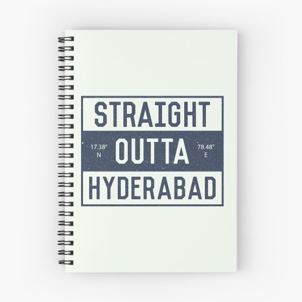 Item preview, Straight Outta Hyderabad | Telugu | Funny Indian Quotes designed and sold by DrawingBoard.