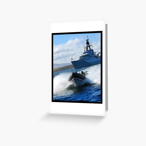 Sea Boat Greeting Card