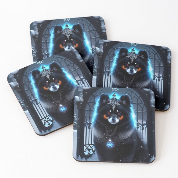 Artikelvorschau, Magical black Pomeranian entworfen und verkauft von Nocturne Paws.