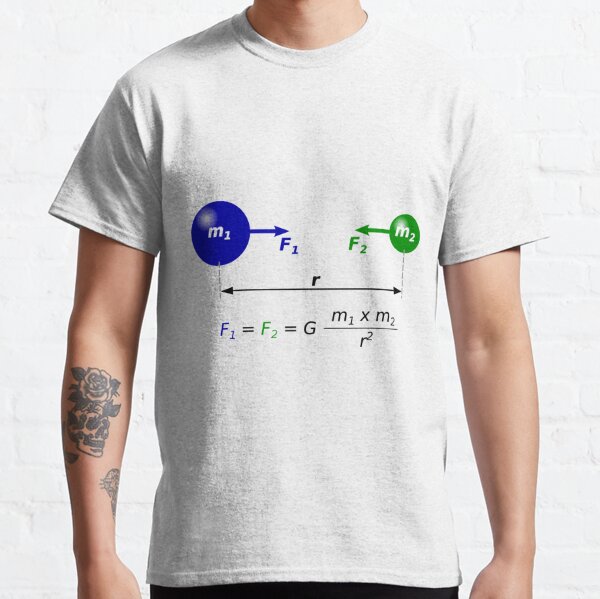 Mechanisms of Newton's Law of Universal Gravitation Classic T-Shirt