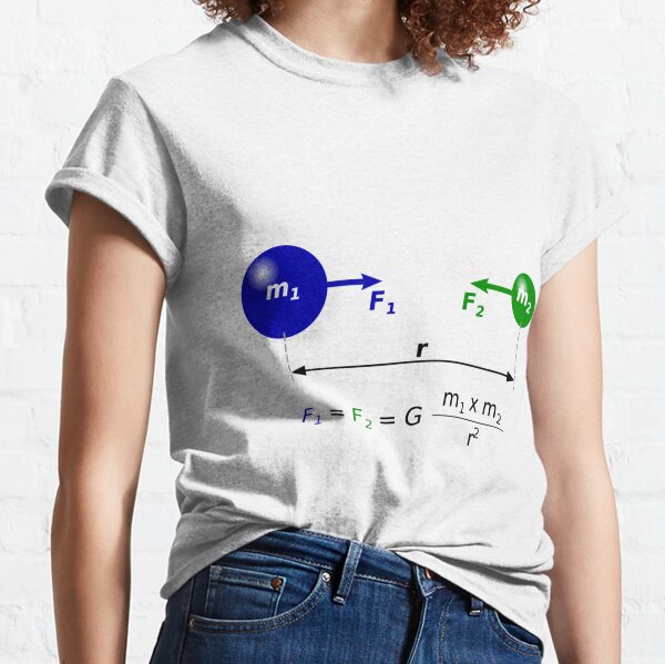 Mechanisms of Newton's Law of Universal Gravitation Classic T-Shirt