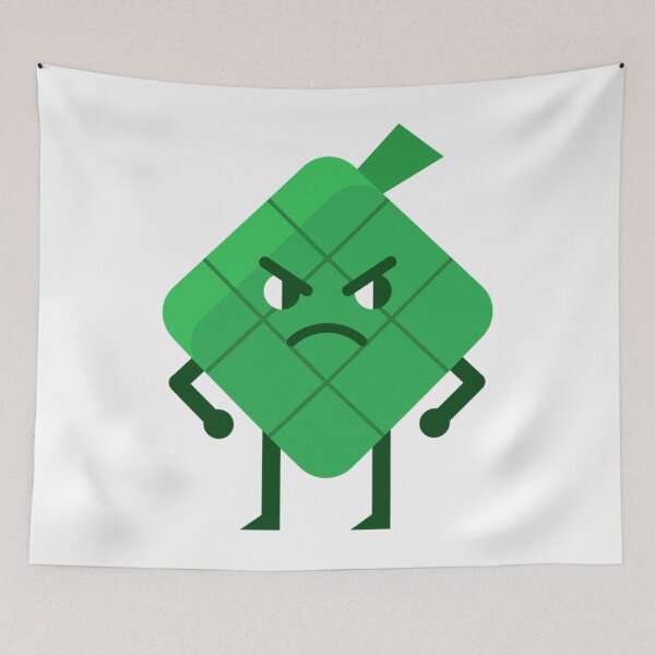 Item preview, angry Ketupat     designed and sold by mirmeldesigns4.
