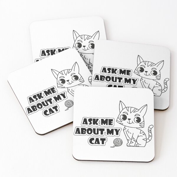 Item preview, Ask Me About My Cat designed and sold by yourfavoritestore.