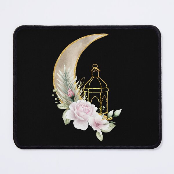 Item preview, Crescent Moon with Flower and Lantern       designed and sold by mirmeldesigns4.
