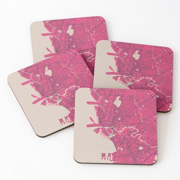 Item preview, Manila City Map of the Philippines  - Blossom designed and sold by deMAP.