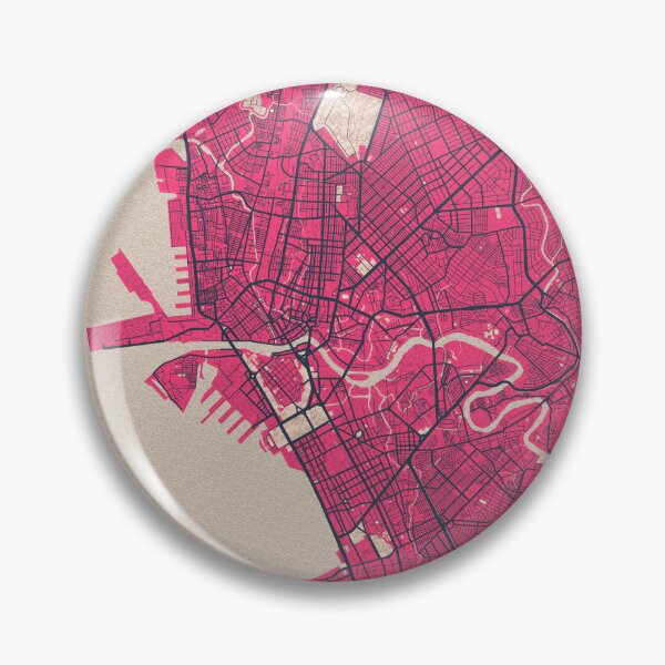 Item preview, Manila City Map of the Philippines  - Blossom designed and sold by deMAP.