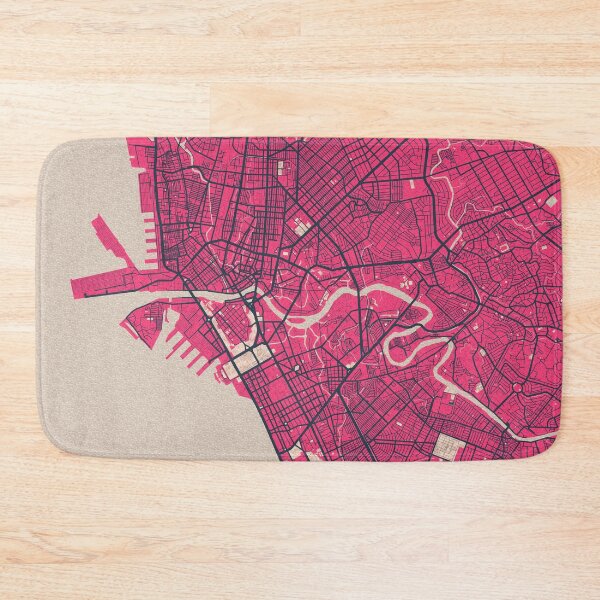 Item preview, Manila City Map of the Philippines  - Blossom designed and sold by deMAP.