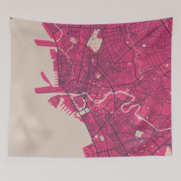 Item preview, Manila City Map of the Philippines  - Blossom designed and sold by deMAP.